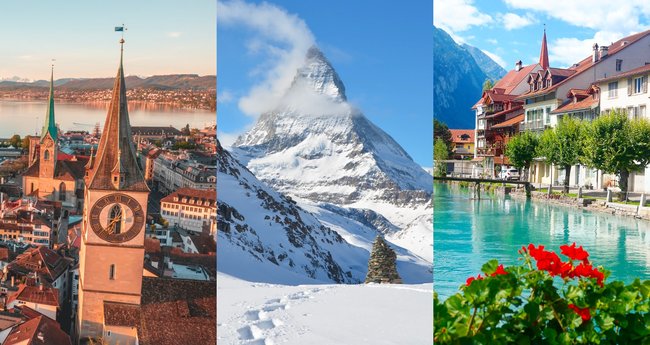 MOUNTAIN RAILWAY TOUR OF SWITZERLAND